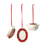 VILLEROY & BOCH - Toy's Delight Decoration Set 3 Pezzi Ornamenti Natale