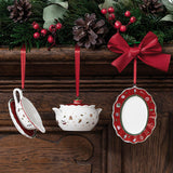 VILLEROY &amp; BOCH - Toy's Delight Decoration Set 3 Pieces Christmas Ornaments