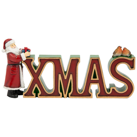 VILLEROY & BOCH Winter Collage Accessoires Scritta XMAS 30cm Decorazione Natale