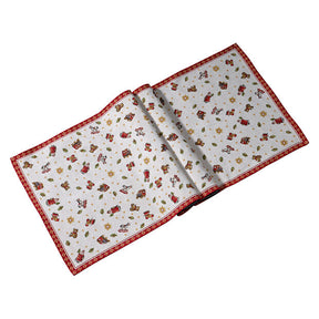 Runner natalizio Villeroy & Boch Toy's Delight in cotone 49x143 cm