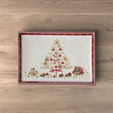 VILLEROY & BOCH Winter Bakery Delight Piatto Pasticcini 39x27cm Tavola di Natale