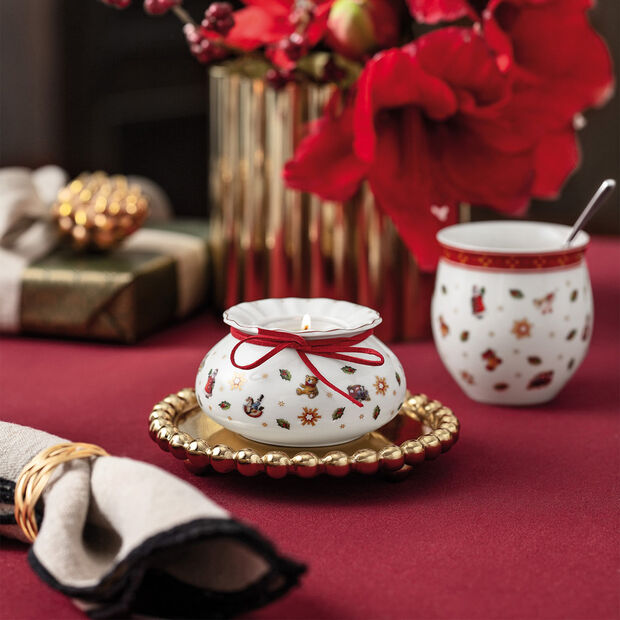 VILLEROY & BOCH - Toy's Delight Decoration Barattolo Portacandele 10cm Decorazione Natalizia