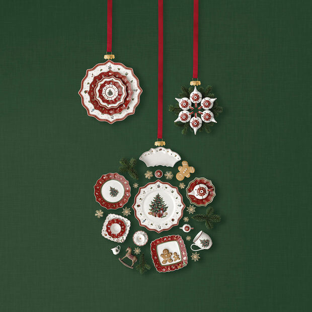 VILLEROY & BOCH - Toy's Delight Decoration 3 Addobbi Set da Caffè Pendagli Natale