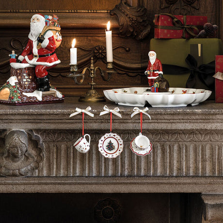 VILLEROY & BOCH - Toy's Delight Decoration Ornamenti 3 Pezzi Addobbi di Natale