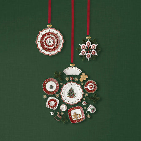 VILLEROY & BOCH - Toy's Delight Decoration Ornamenti 3 Pezzi Addobbi di Natale
