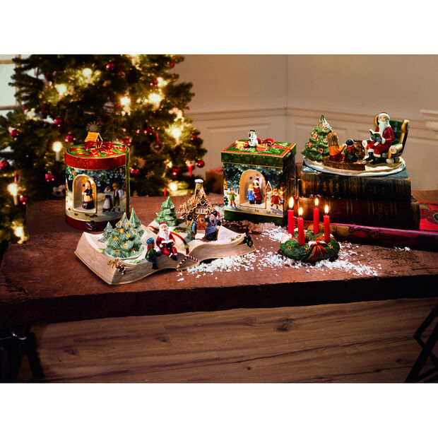 VILLEROY & BOCH Christmas Toys Slitta Nostalgia Decorazione Natale 36x14x17cm