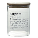 VILLA D'ESTE HOME TIVOLI Victionary Sugar Container Jar Sugar 1L Glass Bamboo Lid