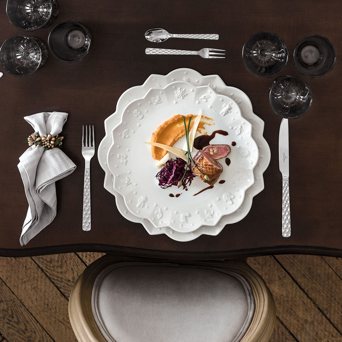VILLEROY & BOCH Toy's Delight Royal Classic Piatto Segnaposto 34cm Natale