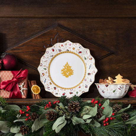 VILLEROY & BOCH Toy's Delight Piatto Colazione Anniversario 24cm Natale