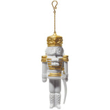 LLADRO' Ornamento Natalizio Schiaccianoci Lustro Oro 16x4cm Porcellana