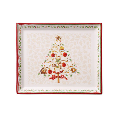 VILLEROY & BOCH Winter Bakery Delight Piatto Pasticcini 27x22,5cm Tavola di Natale