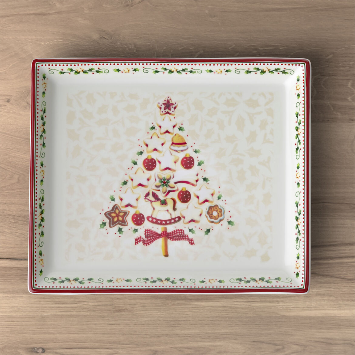 VILLEROY & BOCH Winter Bakery Delight Piatto Pasticcini 27x22,5cm Tavola di Natale