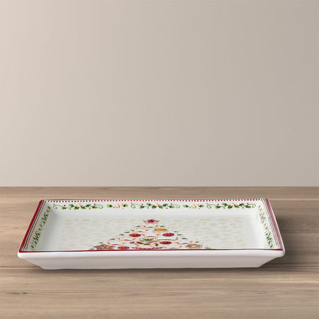 VILLEROY & BOCH Winter Bakery Delight Piatto Pasticcini 27x22,5cm Tavola di Natale
