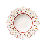 VILLEROY &amp; BOCH - Toy's Delight White Deep Plate 26cm Christmas Table