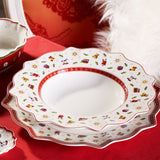 VILLEROY &amp; BOCH - Toy's Delight White Dinner Plate 29cm Christmas Table