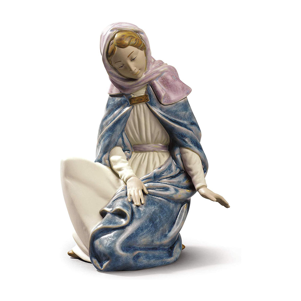 NAO Figura Statuina Natività Madonna Maria 18cm Porcellana Natale 02012019