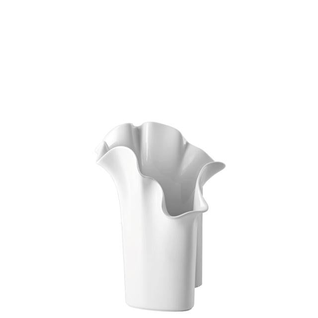 ROSENTHAL - Studio Line Asymmetria Vaso Bianco 30cm Porcellana