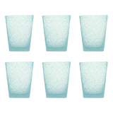 MEMENTO Bicchieri Acqua Monocolore Light Blue Set 6 Pezzi 250ml Pasta di Vetro