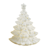 MASCAGNI CASA Fir Porcelain Christmas Tree with LED 25cm White