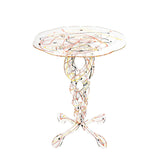 iPLEX Arabesque Design Coffee Table 50x60cm Transparent Multicolor Made in Italy
