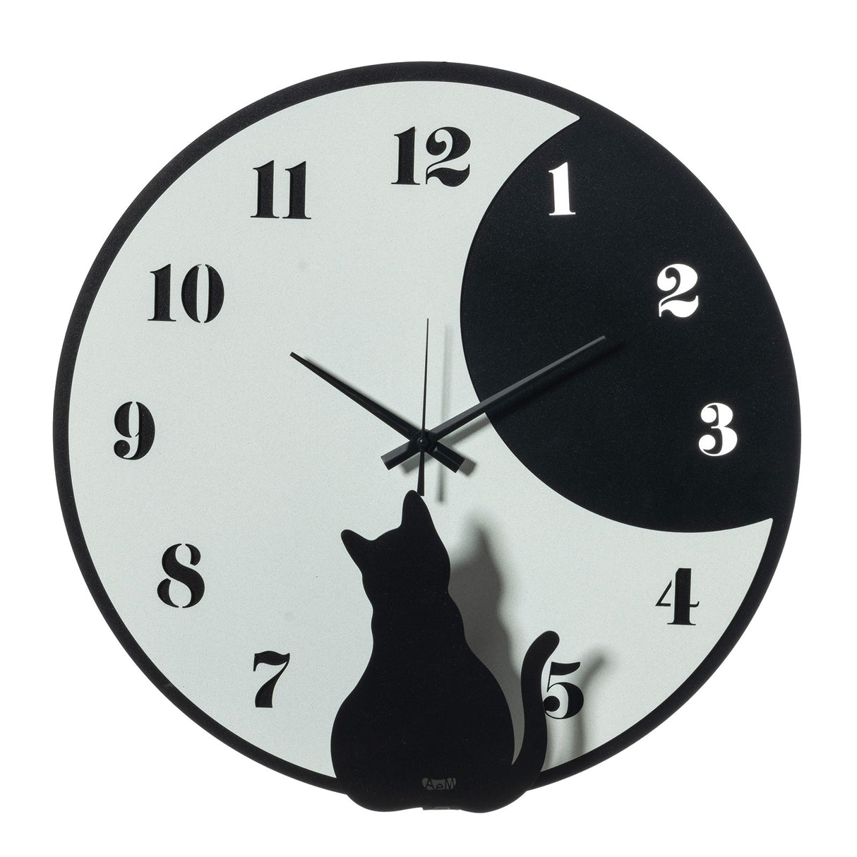 ARTI & MESTIERI Orologio Moon Whiskers Nero E Bianco Marmo