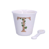 LA PORCELAINA BIANCA - Single "T" glass with 75cc spoon