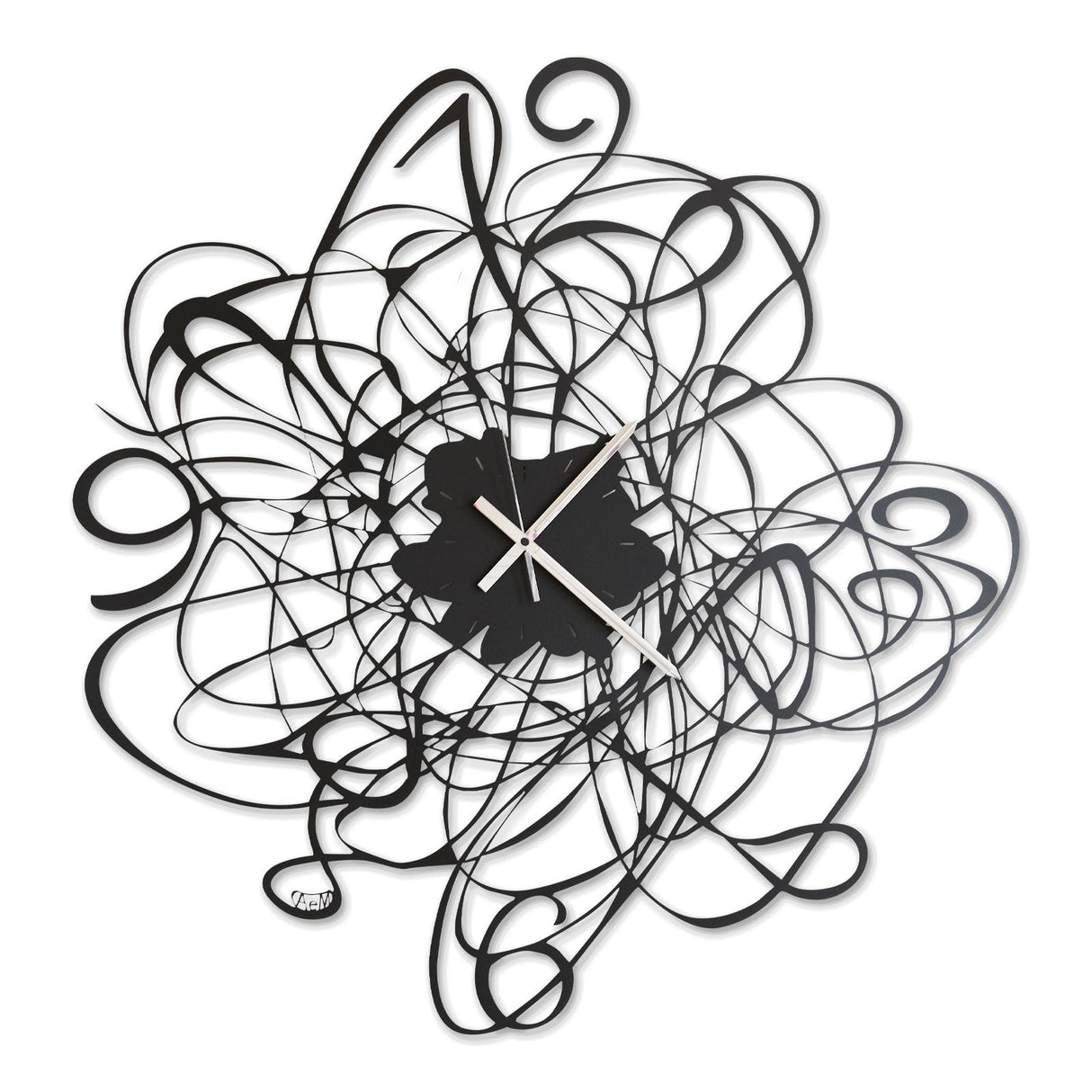 ARTI & MESTIERI Orologio da Parete di Design Big Doodle Nero