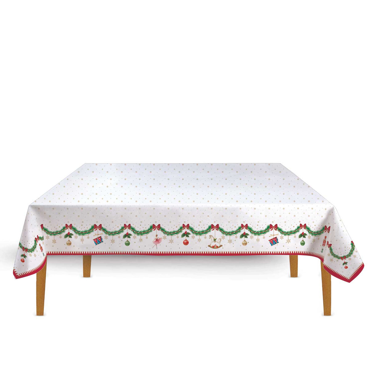 EASY LIFE Magie de Noel Tovaglia Rettangolare Natalizia 250x145cm Cotone 100%