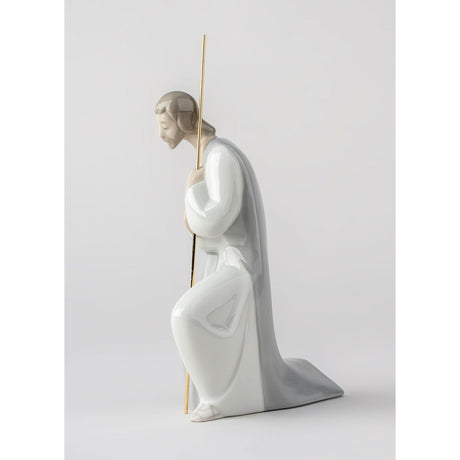 Lladró Figurina Natività San Giuseppe III 23x14cm Porcellana