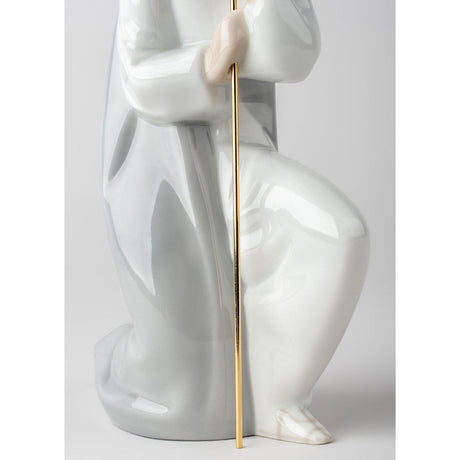 Lladró Figurina Natività San Giuseppe III 23x14cm Porcellana