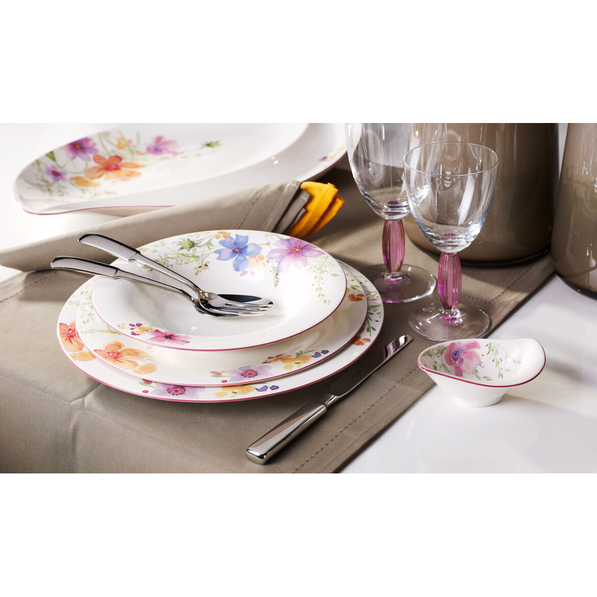 VILLEROY &amp; BOCH - Mariefleur Basic Piatto Fondo 23cm Porcellana