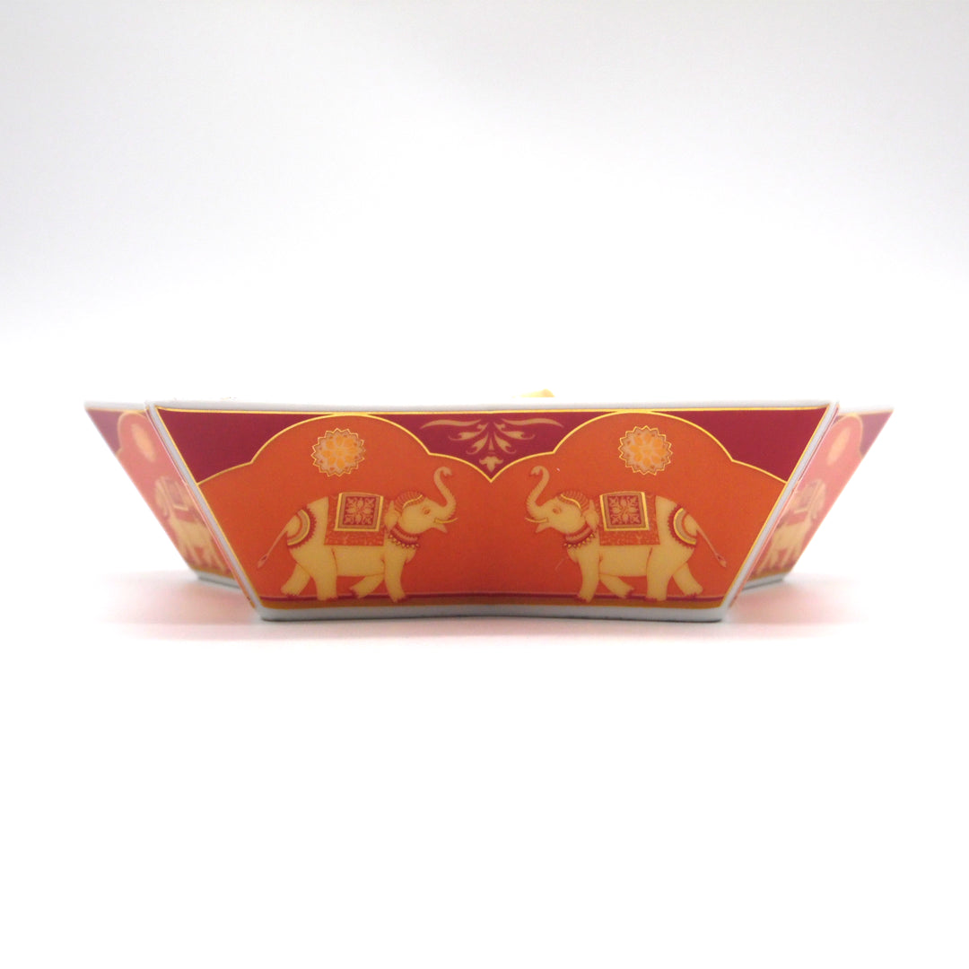 ROSENTHAL - Ciotola vuota tasche con candela stella Maharajas Orange - Natale