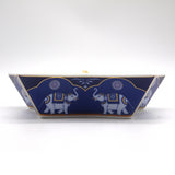 ROSENTHAL - Ciotola vuota tasche con candela stella Maharajas Blu - Natale