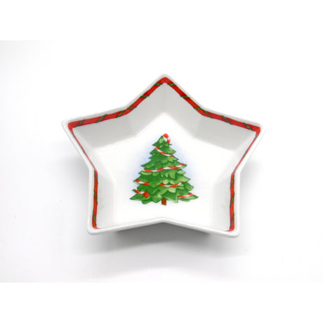 HUTSCHENREUTHER - Ciotola porta cioccolatini stella - Natale