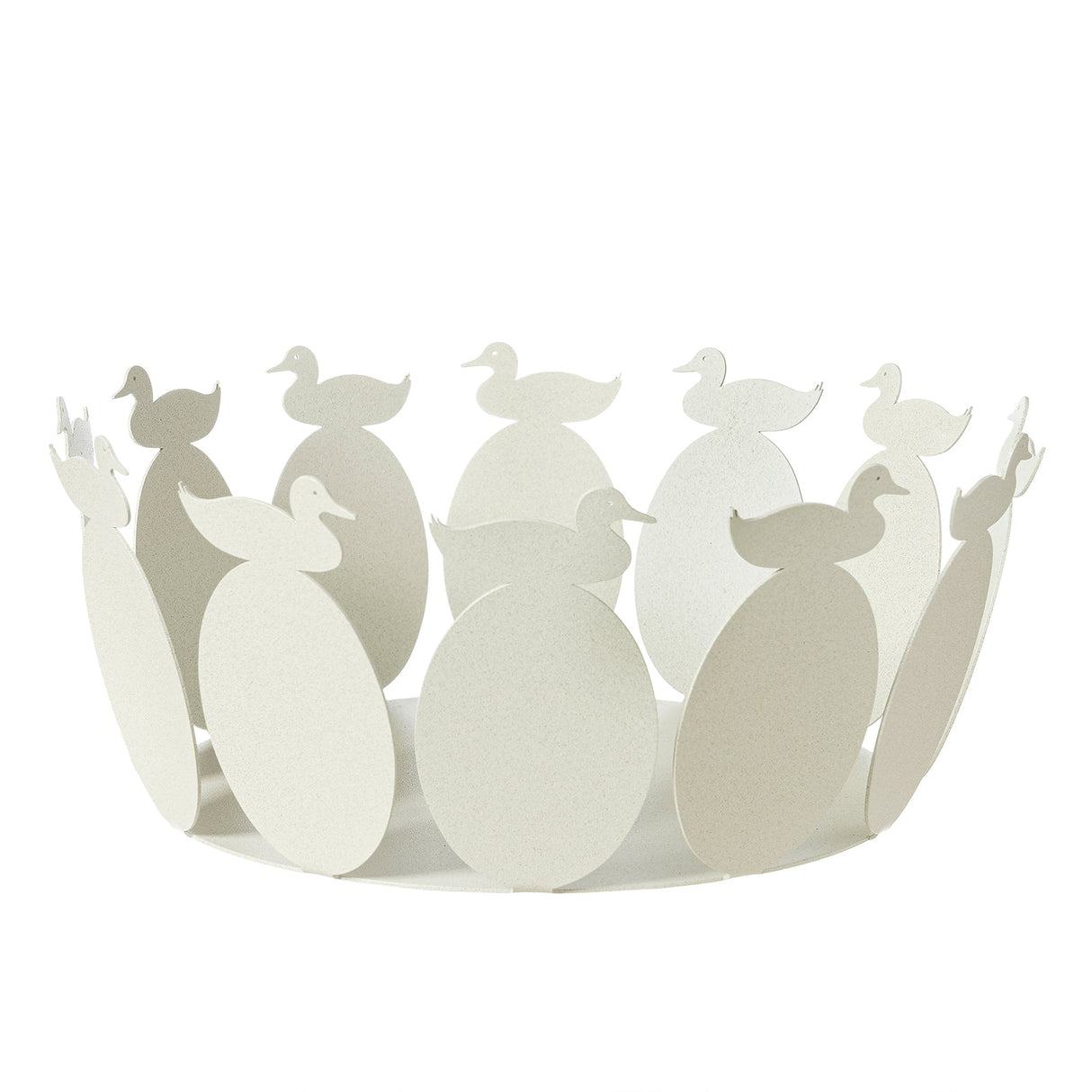 ARTI & MESTIERI Centrotavola Duck Avorio 13,5x31cm