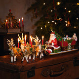 VILLEROY & BOCH Christmas Toys Memory Babbo Natale Giro Slitta Decorazione 70cm