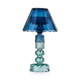 EMÒ ITALIA Candeliere con Paralume Lilla 24cm Blu