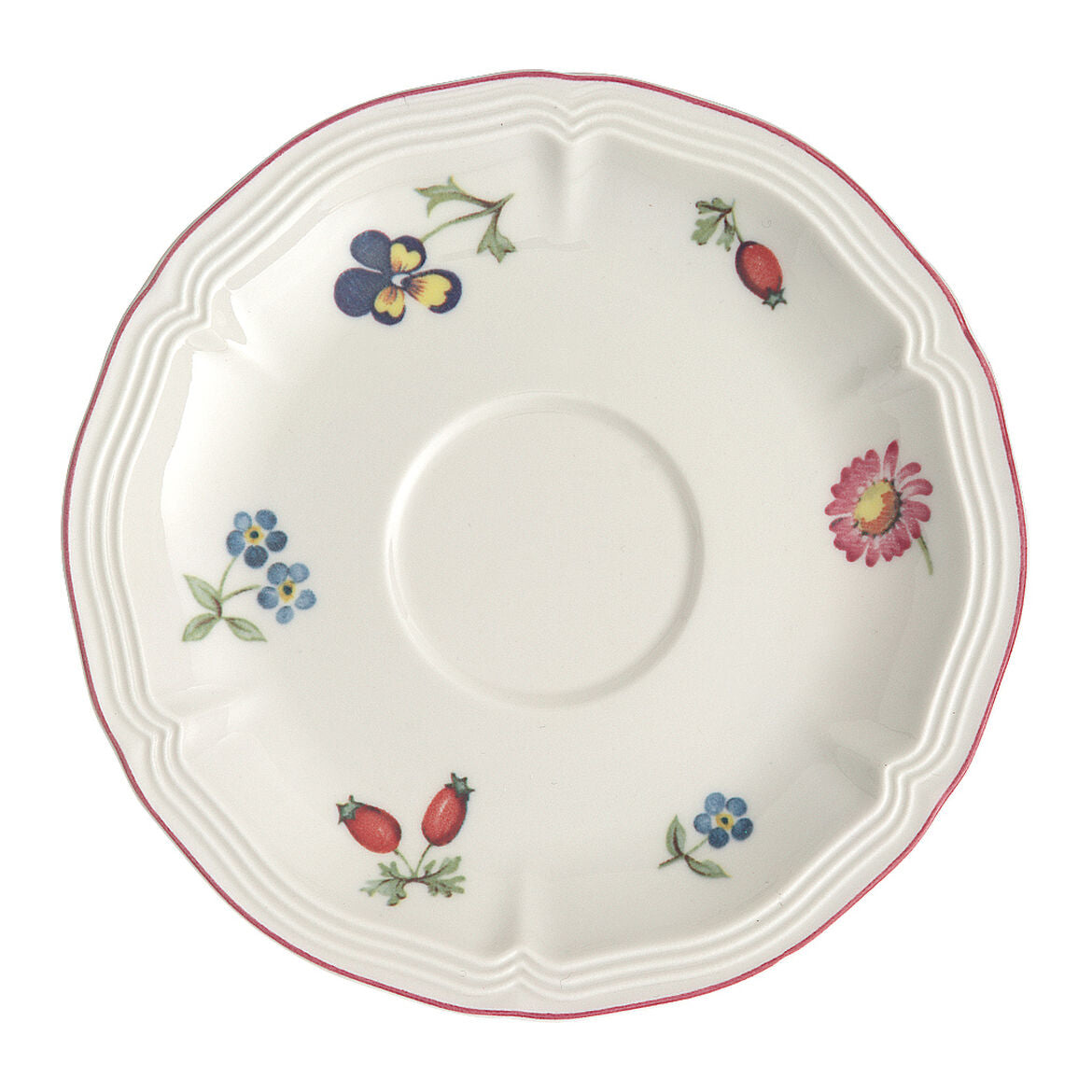 VILLEROY &amp; BOCH - Petite Fleur Piattino per Tazza Tazzina Moka/Espresso 13cm