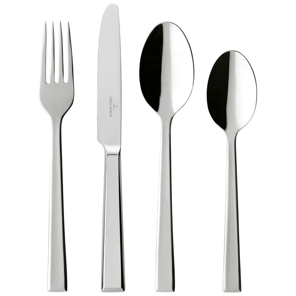 VILLEROY & BOCH Victor Servizio Posate Tavola 24 Pezzi Acciaio Inox