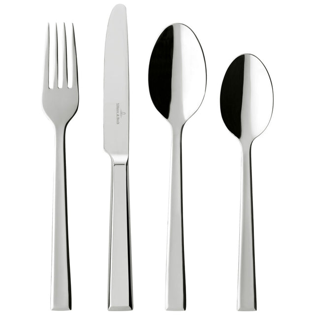 VILLEROY & BOCH Victor Servizio Posate Tavola 24 Pezzi Acciaio Inox