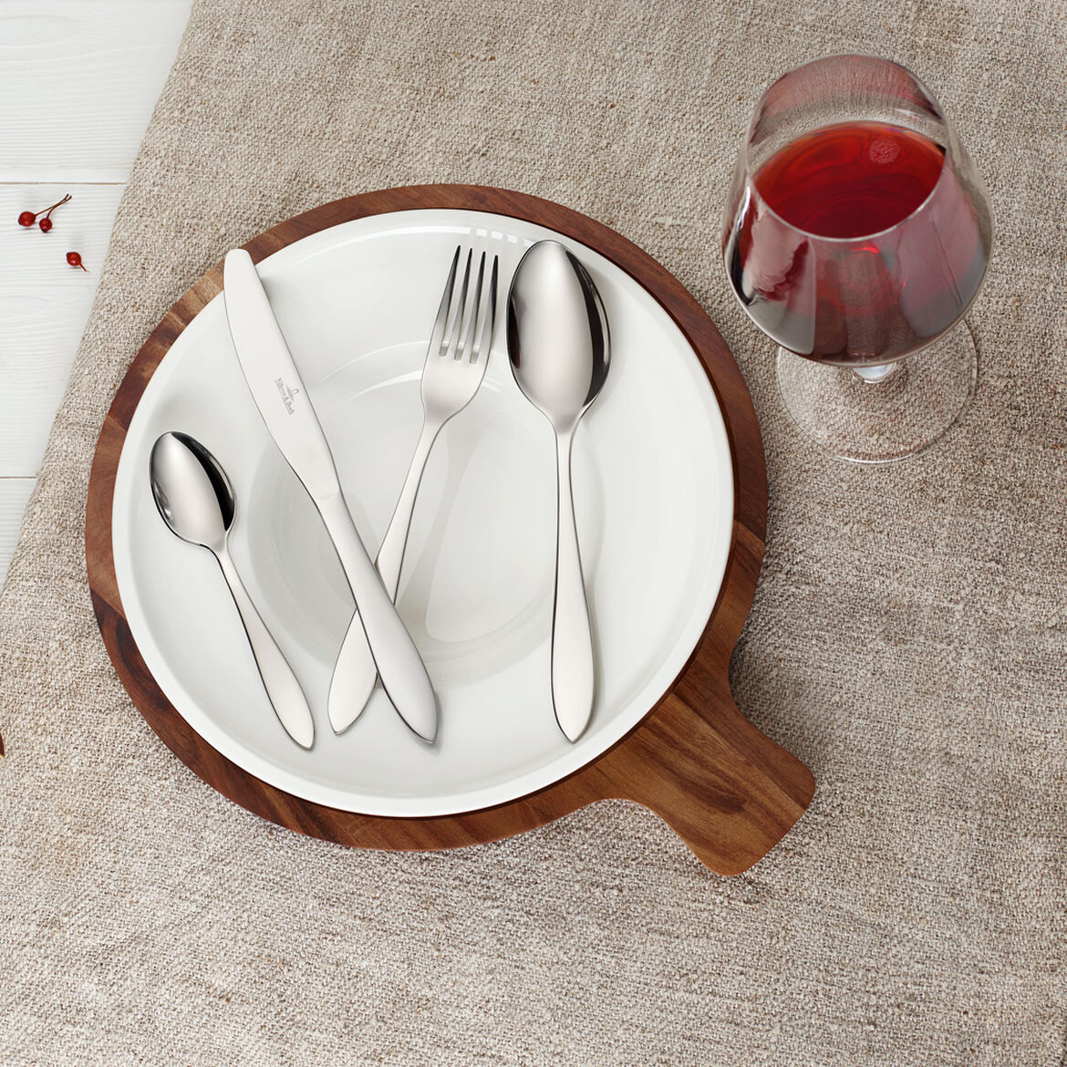 VILLEROY & BOCH Arthur Servizio Tavola Posate Set 24 Pezzi Acciaio Inox
