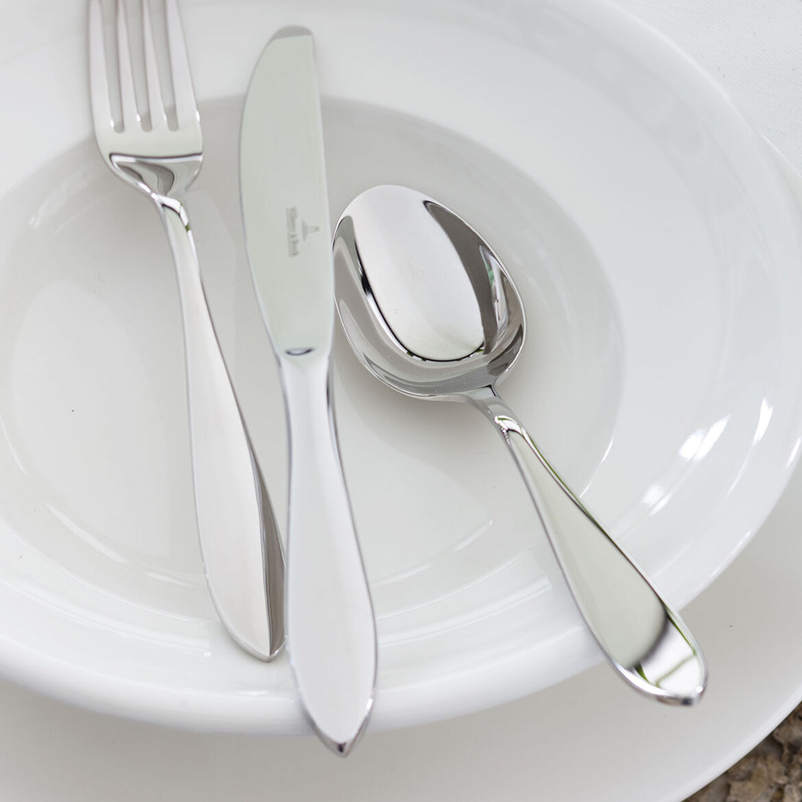 VILLEROY & BOCH Arthur Servizio Tavola Posate Set 24 Pezzi Acciaio Inox