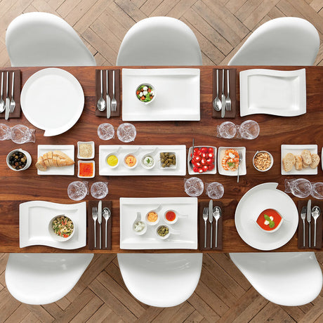 VILLEROY & BOCH - NewWave Posate Servizio da Tavola Set 24 Pezzi Acciaio Inox