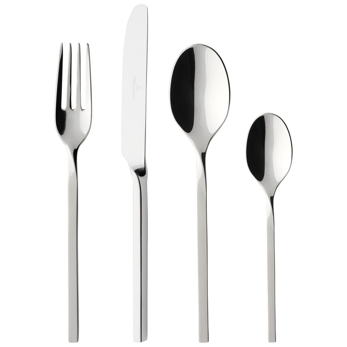VILLEROY & BOCH - NewWave Posate Servizio da Tavola Set 24 Pezzi Acciaio Inox
