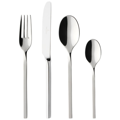 VILLEROY & BOCH - NewWave Posate Servizio da Tavola Set 24 Pezzi Acciaio Inox
