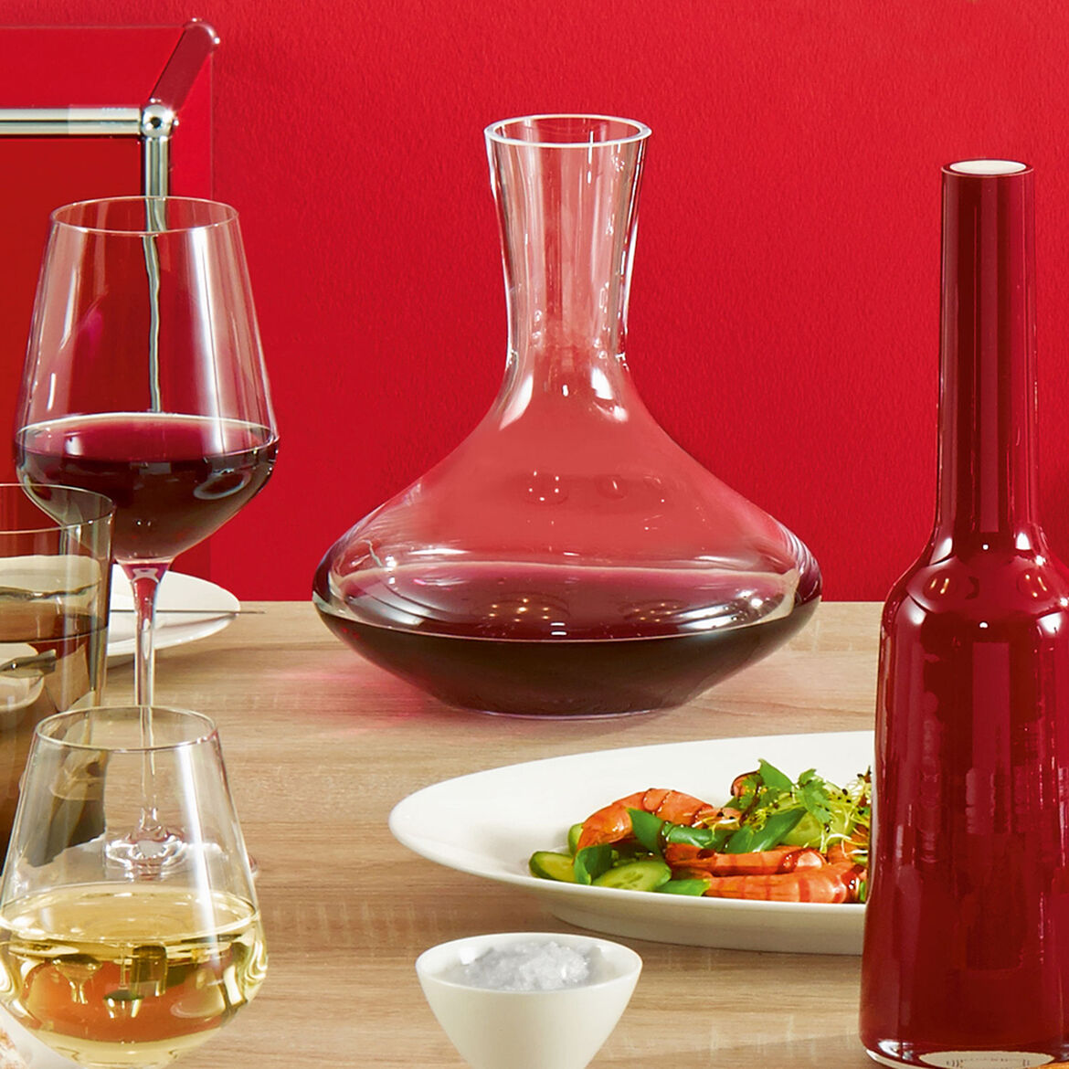 VILLEROY & BOCH - Maxima Decanter Caraffa per Decantare 1 Litro Cristallo