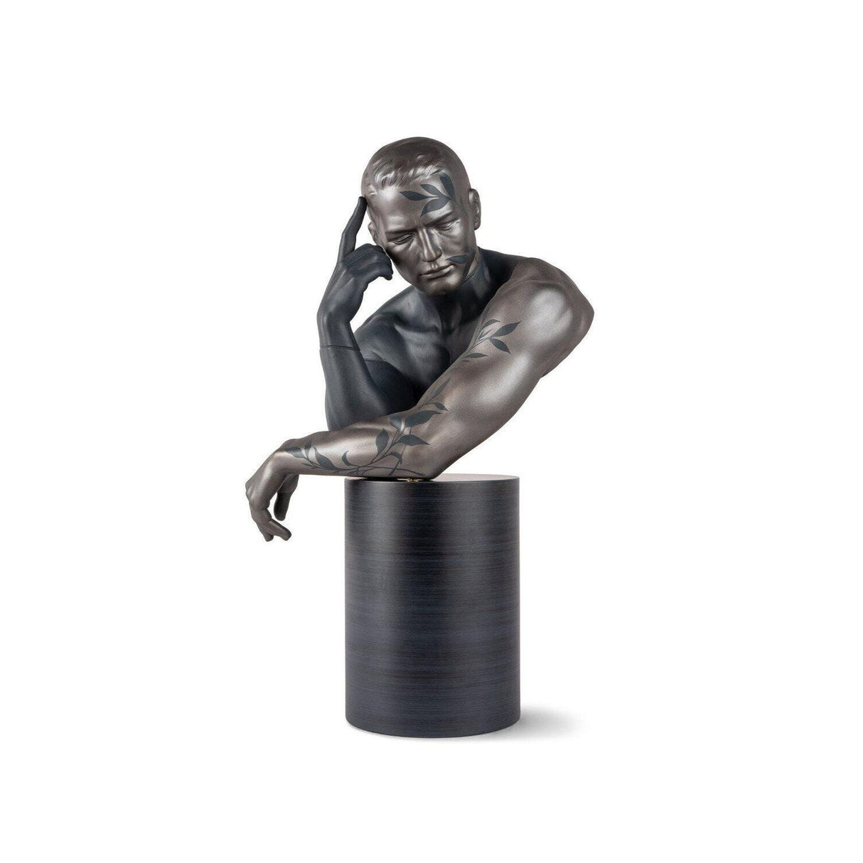 LLADRO' Scultura Riflessi Della Natura Lui 51x29cm Porcellana