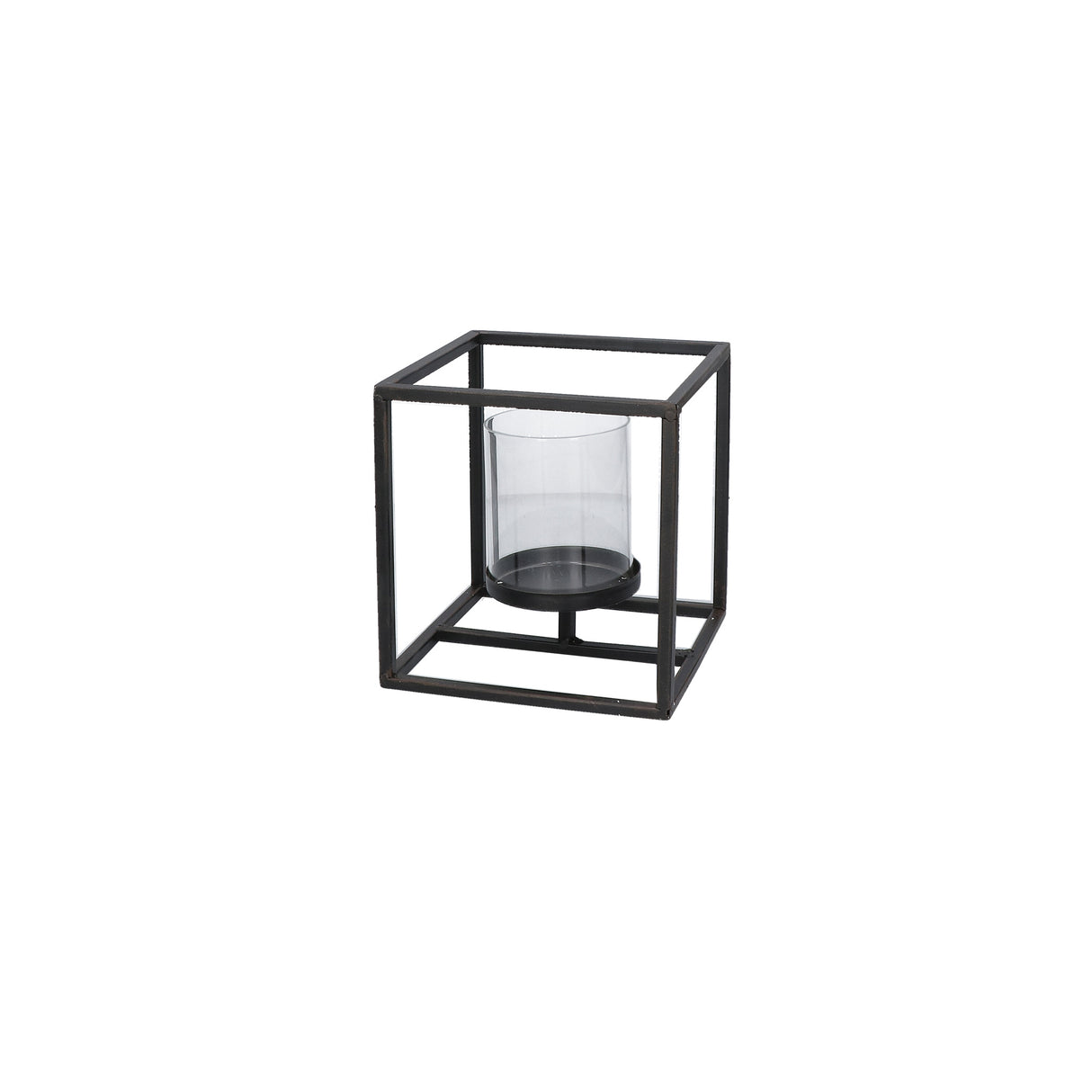RITUALI DOMESTICI - Daria Lanterna metallo nero 17cm