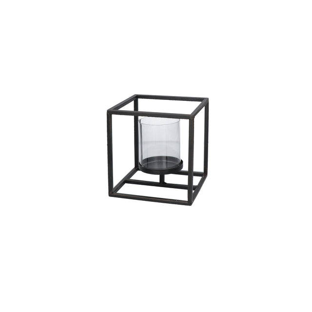 RITUALI DOMESTICI - Daria Lanterna metallo nero 17cm