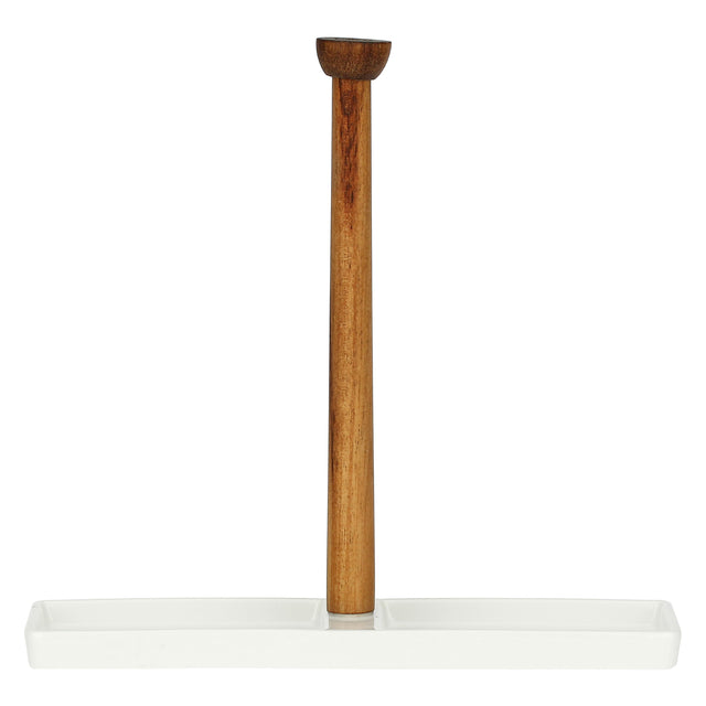 LA PORCELLANA BIANCA Menage Vassoietto Porta Oliera Acetiera 22x7cm